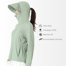 Jaqueta Ultra Ice - Unissex UV50+ Refrescante protegendo dos raios solares